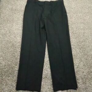 Perry Ellis Dress Pants Men's 36x32 Black Pinstripe Classic Fit suit‎ office